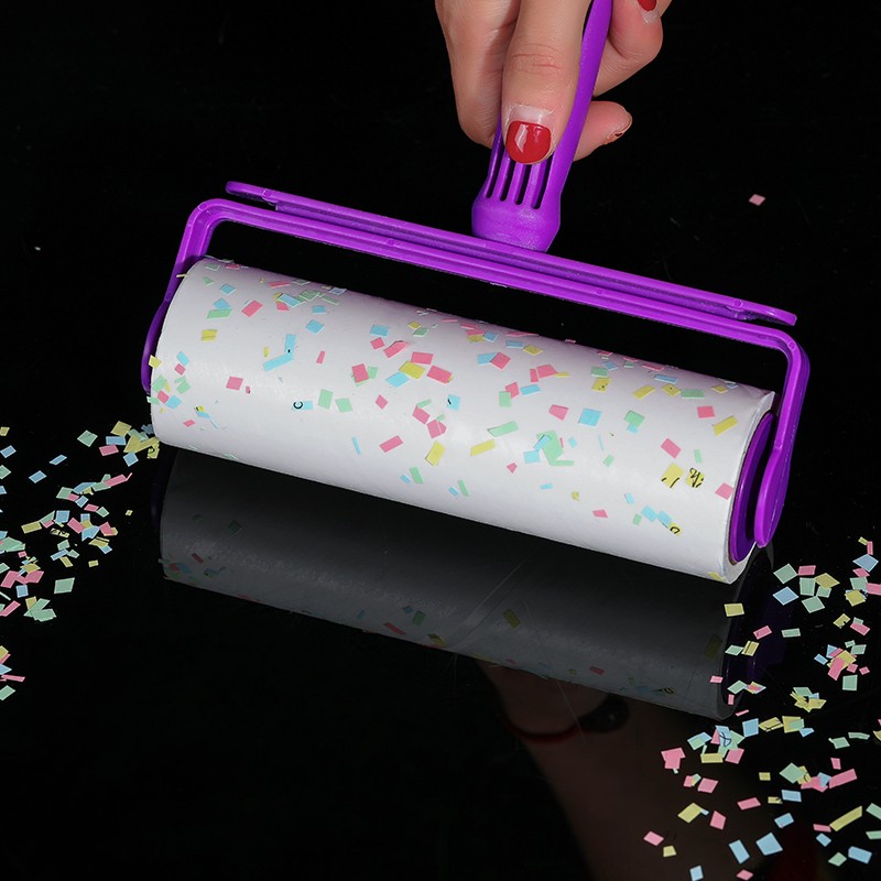 初舍粘毛器滚筒替换卷纸滚刷去毛沾毛神器16cm粘尘纸除毛滚撕纸