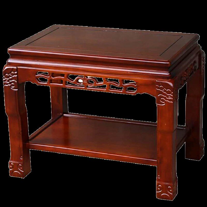 实木质奇石底座花架榆木盆t景整装中式鱼缸架室内置物架上水石架