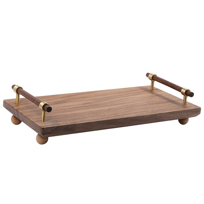 实木轻奢托e盘茶盘家用长方形茶水杯盘子餐用托盘高档高级感ins,餐饮具,盘,淘宝优惠券,粉丝福利购,淘宝优惠卷