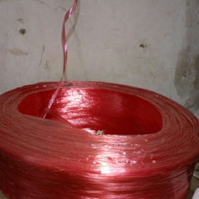 新料透明塑料捆扎绳环保包装尼龙绳彩色聚丙烯撕裂膜X纤维带塑料