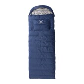 大人鹅绒羽绒睡袋户l外露营冬季 加厚防寒零下30度可伸手可拼双人