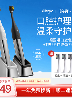 Allegro爱丽歌电动牙刷圣诞好礼成人男女士高级磁吸底座情侣礼物