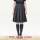 气质羊毛A字百褶半身裙311298 GOLDEN 格雷系 BARRY25秋冬经典