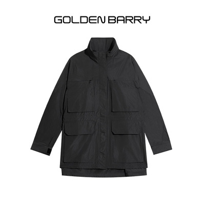 GOLDEN BARRY金和百瑞25年春秋新款工装风休闲夹克外套女122184