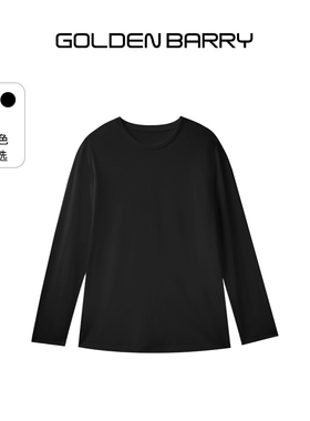 GOLDEN BARRY26春时尚100棉高弹装饰线T恤202409