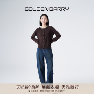 505100 休闲高级弹力镰刀裤 BARRY2025年春秋新款 GOLDEN