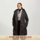 连帽腰带羽绒服132061 BARRY25冬韩系气质长款 90白鹅绒 GOLDEN