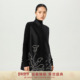气质丝毛重工赫本黑刺绣中式 GOLDEN BARRY26早春新款 马甲0106001