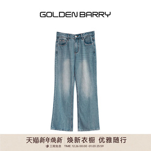 506029 显瘦无弹微喇牛仔裤 GOLDEN BARRY2025年春夏经典