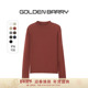 半高领天丝羊毛显瘦纯色长袖 GOLDEN BARRY金和百瑞经典 T恤202240