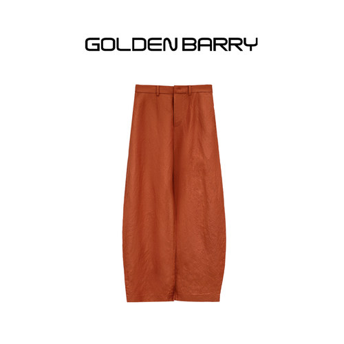 GOLDENBARRY简约显瘦藏肉休闲裤