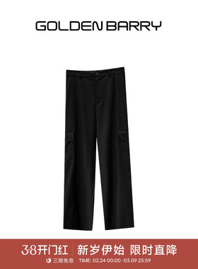GOLDEN BARRY金和百瑞春秋直筒工装休闲裤554009