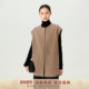 GOLDEN BARRY26早春简约气质通勤廓形绵羊毛混纺双面呢马甲144009