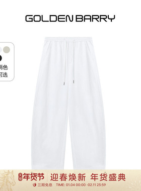 【100棉】GOLDEN BARRY25秋冬经典休闲日常穿搭显瘦镰刀裤522018