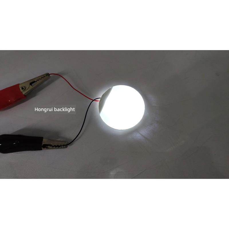 led背光板圆形36mm/47mm白色3V5V发光板导光板丝印效果均匀