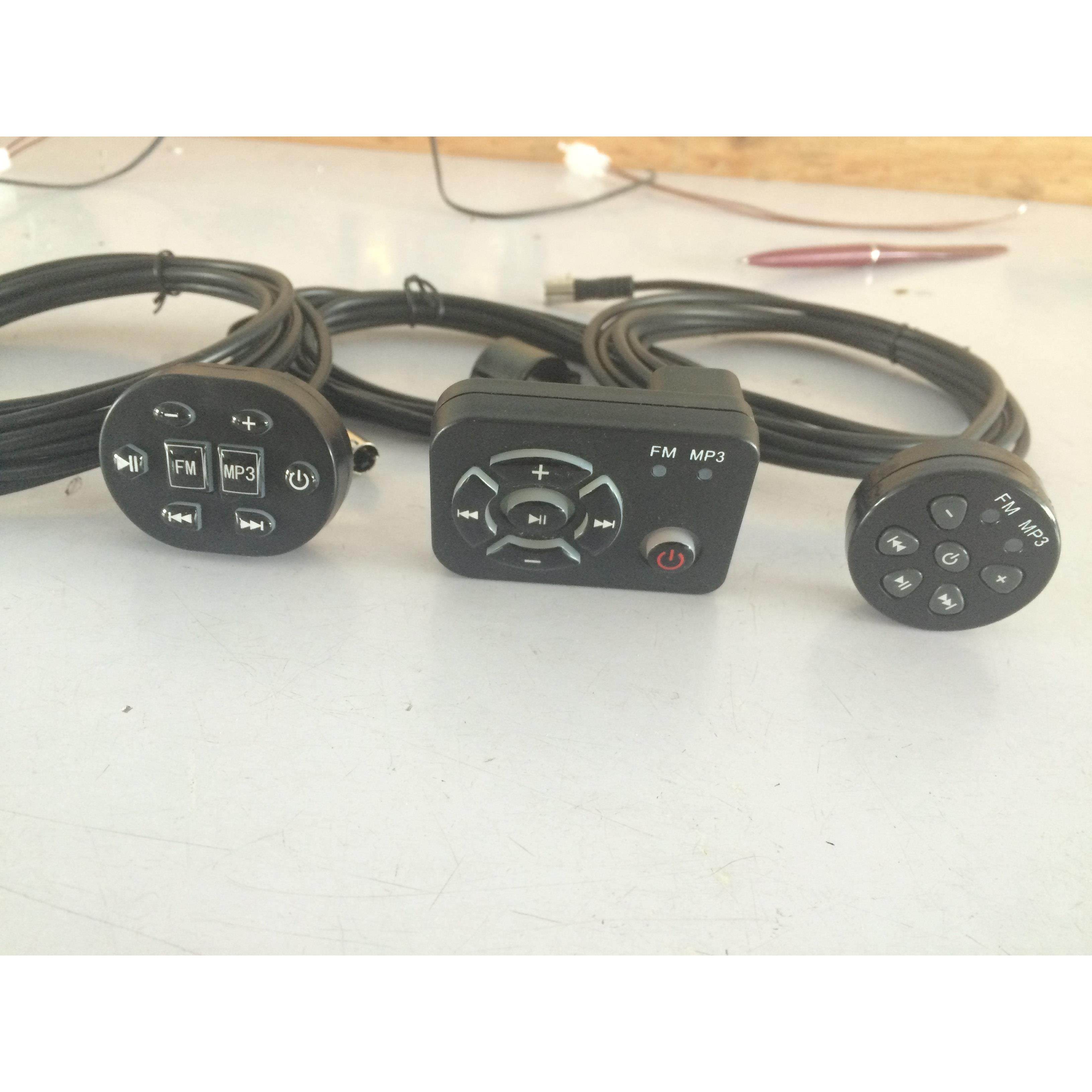 摩托车音响 电动车车载MP3 带收音 喇叭 音乐播放器 低音炮配线控