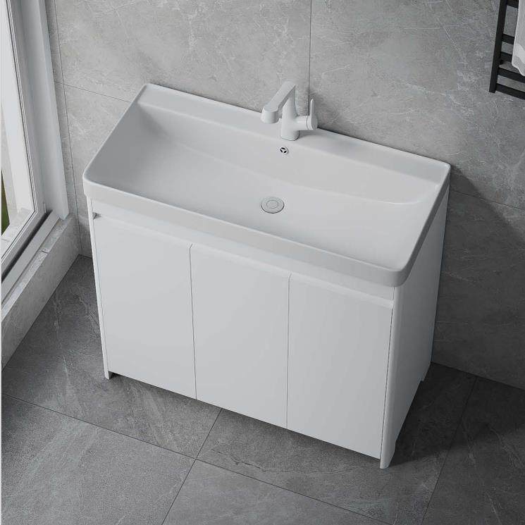 阳台浴室柜洗衣池柜一体陶瓷台盆落地式洗脸盆柜组合落地款洗手盆