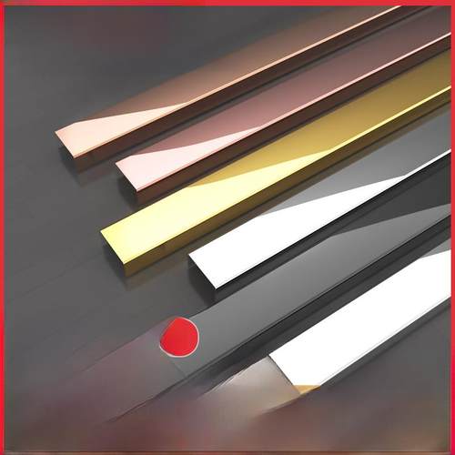 304不锈钢u型槽装饰条收边收口条压边包边条吊顶背景墙压线条定制