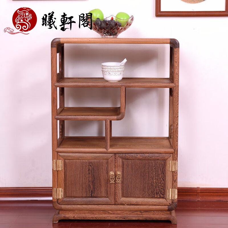 速發(fā)曦軒閣紅木家俱非洲雞翅木(學(xué)名:非洲崖豆木)茶水柜實(shí)木中