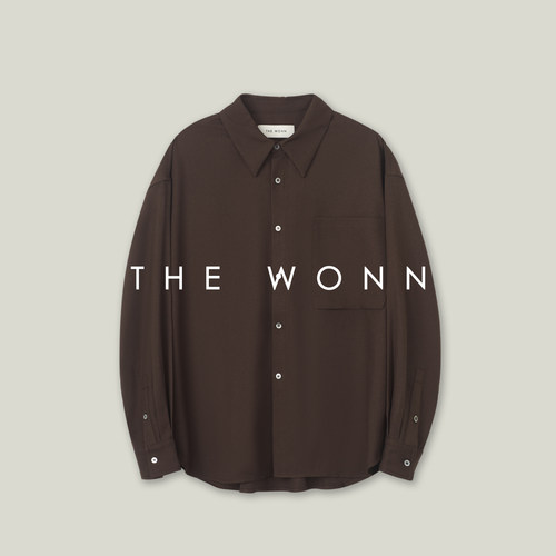 THEWONN长袖口袋衬衫抗皱易打理