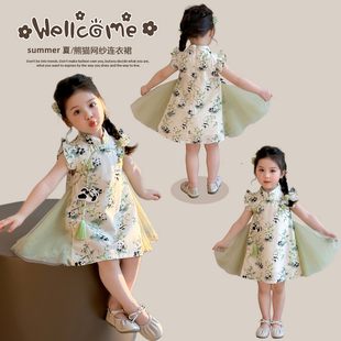 女中童连衣裙夏薄款 夏新舒服超仙高端女生 新品 高级感甜美流行经典