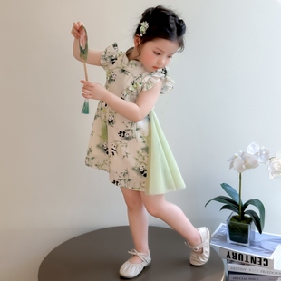 无袖 公主裙流行超仙女生 背心裙女童超美搭配甜美夏装 连衣裙夏季