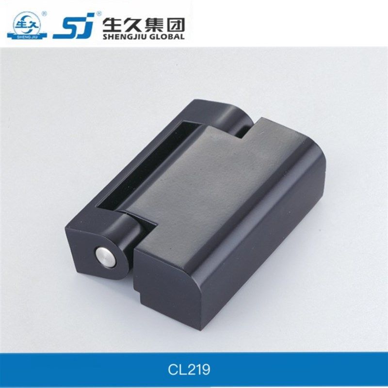生久柜锁CL219-1R-2R-3R带阻尼 黑色铰链 锌合金合页配电箱柜铰链