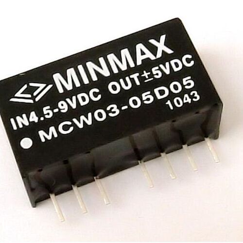 MCW03-05D05 模块电源DC/DC,3W, 1.5KVDC隔离电压,单双路输出