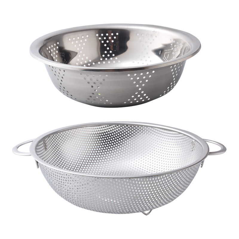 加厚圆形不锈钢大号洗米盆水果篮洗菜盆带孔漏盆家用淘米盆沥水盆,搬运/仓储/物流设备,其他起重搬运设备,淘宝优惠券,粉丝福利购,淘宝优惠卷