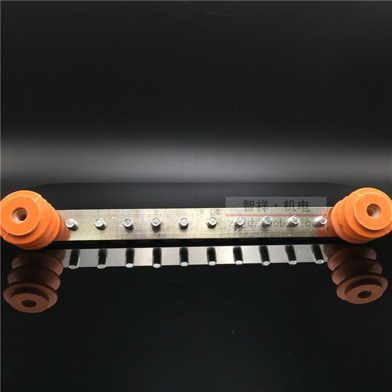 厂家十位接零排套10孔加长加厚5*25mm宽M8接零线排铜电箱接线端子