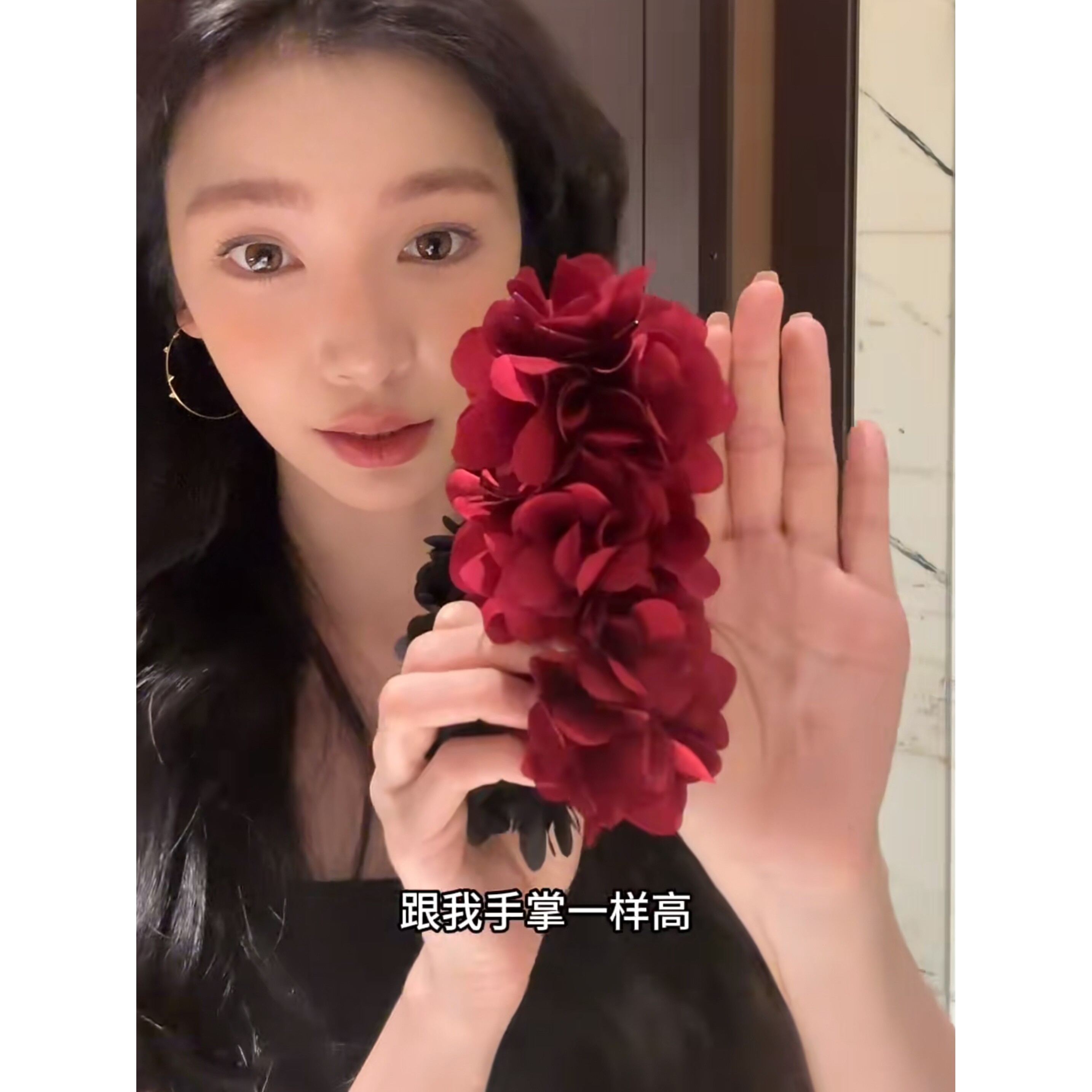 海洋奇缘 海边美人鱼造型超大香蕉夹森系花花抓夹横着易梦玲同款