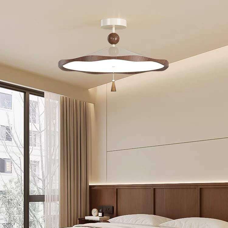 法式奶油风全光谱创意房间主卧吸顶灯中古侘寂风卧室灯护眼飞碟灯,3C数码配件,USB灯,淘宝优惠券,粉丝福利购,淘宝优惠卷