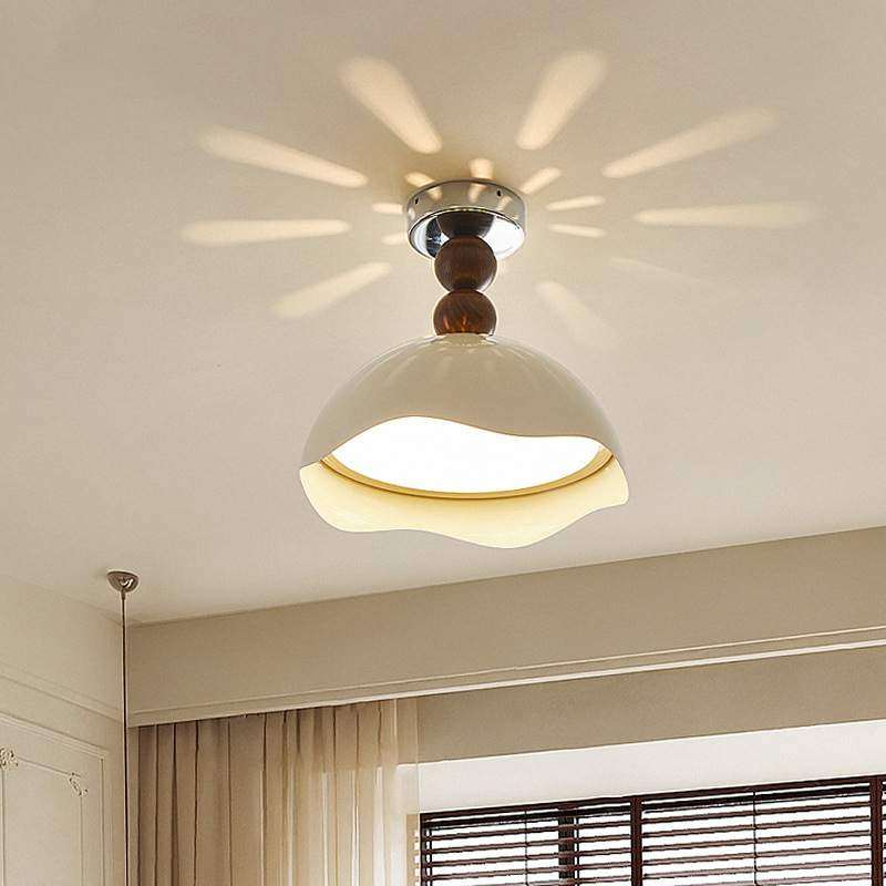 法式奶油风蛋壳吸顶灯高级感中古儿童房灯书房卧室全光谱护眼灯具,3C数码配件,USB灯,淘宝优惠券,粉丝福利购,淘宝优惠卷