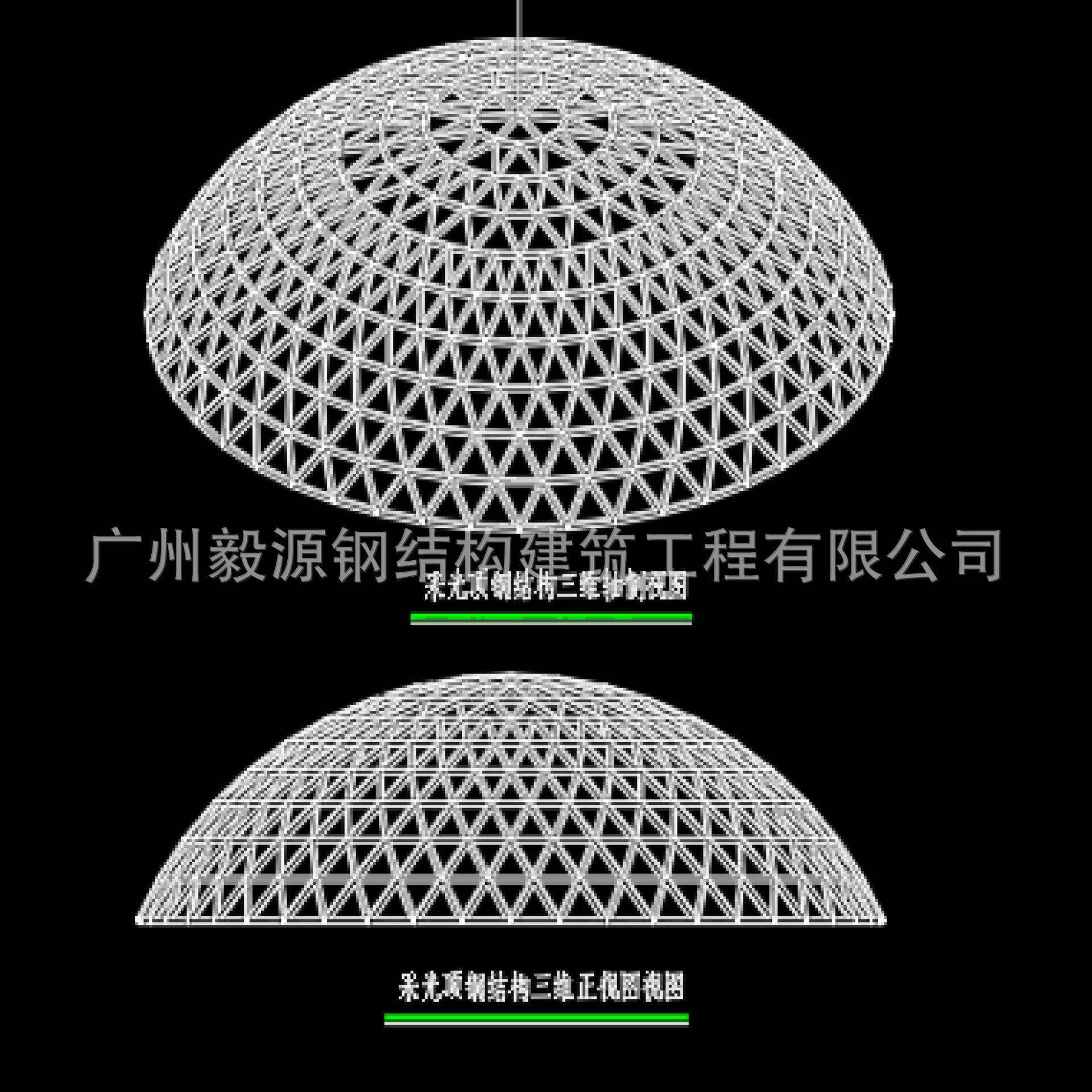 钢结构建筑工程工业厂房旋转楼梯采光顶设计CAD施工图及方案概算