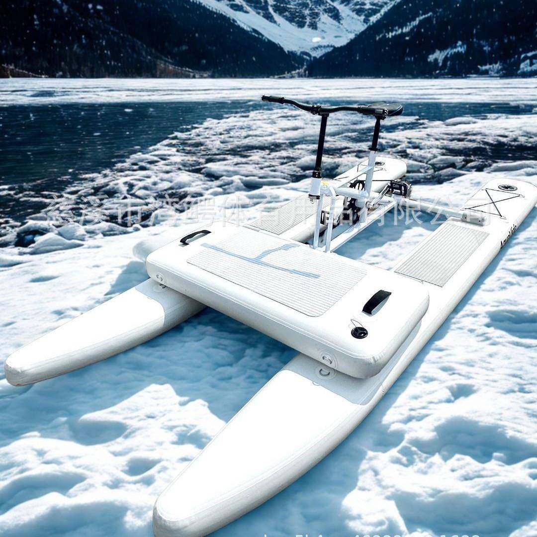 可折叠便携充气水上自行车高强度PVC材质钓鱼漂流款,户外/登山/野营/旅行用品,皮划艇充气艇,淘宝优惠券,粉丝福利购,淘宝优惠卷