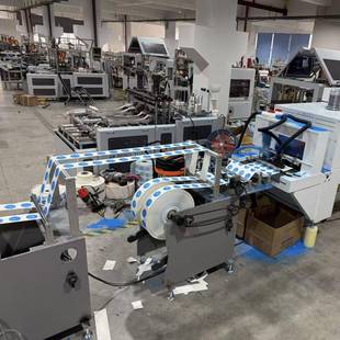 一次性发泡烟灰缸机底纸涂胶撒粉烘干机组全伺服好操作厂家热销