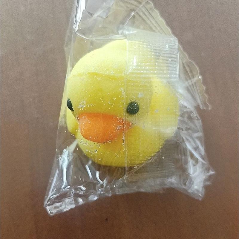 小黄鸭棉花糖烘焙奶茶咖啡伴侣装饰卡通糖果商用3d立体