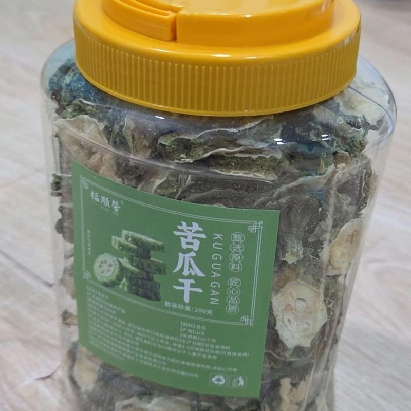 正宗苦瓜干无糖新鲜苦瓜片晒干零售泡水喝即食