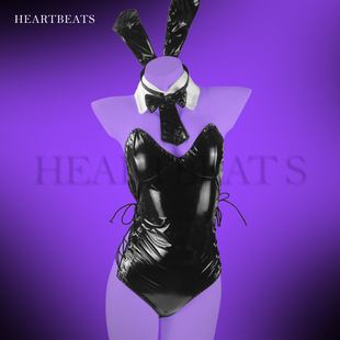 HeartBeats ****睡衣cosplay性感兔女郎漆皮纯欲制服女 麻衣学姐