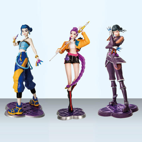 跨境K-POP佐依鲁米猎魔女团手办 米拉二次元美少女模型桌面摆件