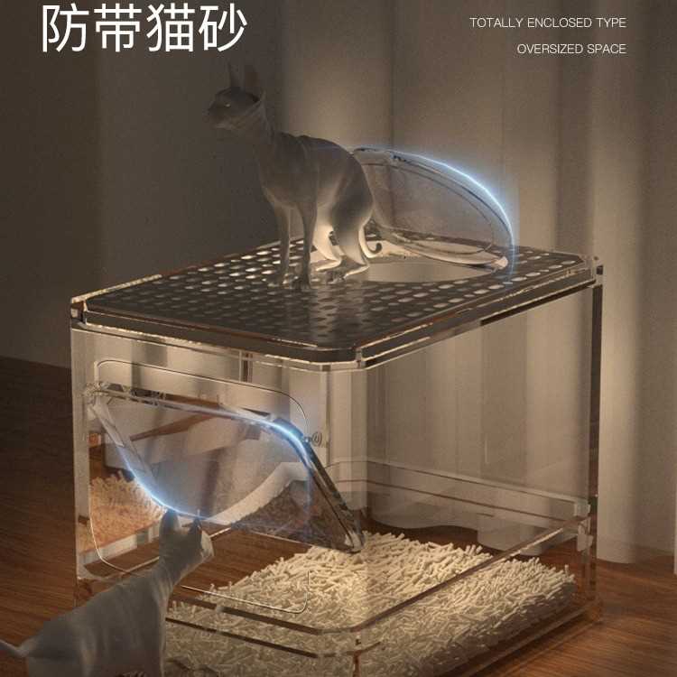 猫砂盆号全封闭式猫咪厕所猫沙盆子防外溅大猫幼猫屎盆盘