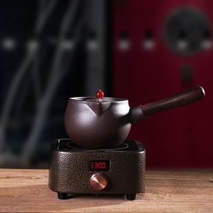 煮茶壶陶瓷烧茶壶电热家用电陶炉煮茶器白茶侧把壶 黑茶煮茶器套装