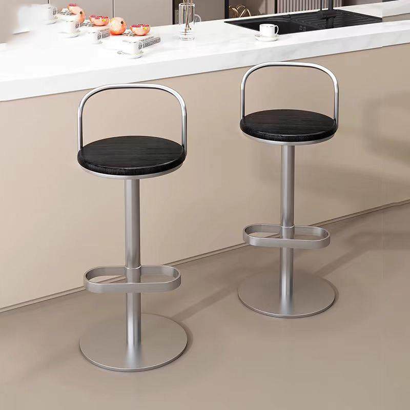 北欧简约吧台椅家用实木可升降靠背椅设计师高脚酒吧前台铁艺椅子,住宅家具,家用高脚椅,淘宝优惠券,粉丝福利购,淘宝优惠卷