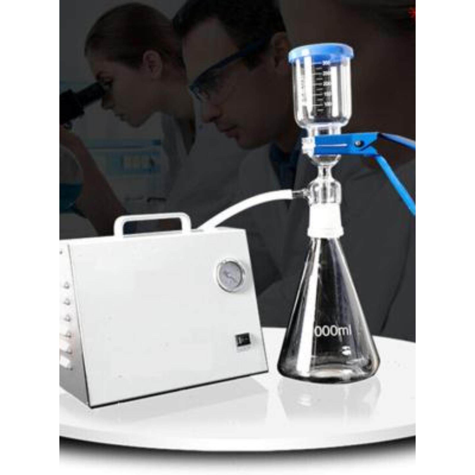 隔膜真空泵正负压便携式实验室抽滤装置真空泵小型抽气x-1(负压10