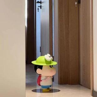 青蛙蜡笔小新摆件入户门玄关摆件客厅桌面装 饰电视柜饰品家居好物