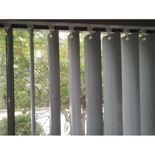 厂家直销特价铝合金竖百叶垂直窗帘遮光防晒办公室隔断反转调光帘