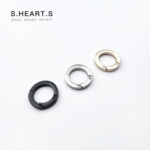 S.HEART.S手机链挂件弹簧扣钥匙扣手机挂绳配件金属小环扣连接环