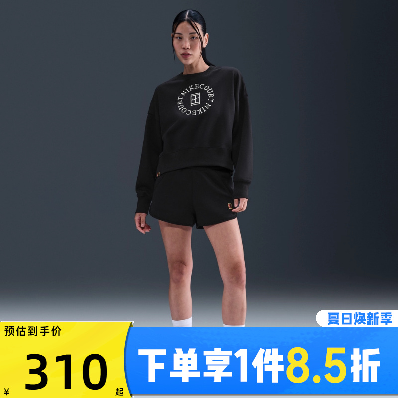 NIKE耐克女子PHNX CREW HRTGE运动休闲套头衫卫衣HJ8989-010