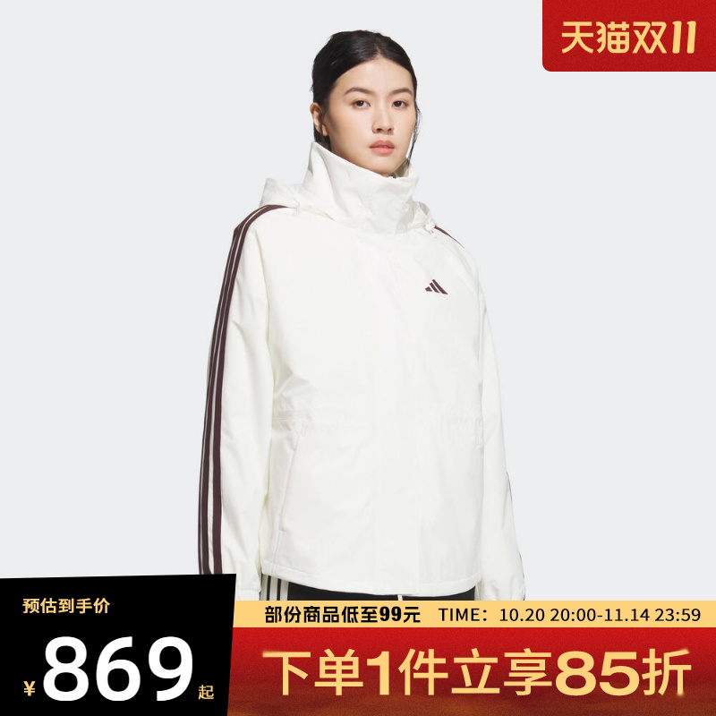 adidas阿迪达斯女子MS 3IN1 JKT运动健身夹克外套KB7592