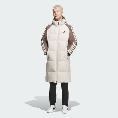 adidas阿迪达斯男子3S CB Long Down运动休闲羽绒服KQ5495